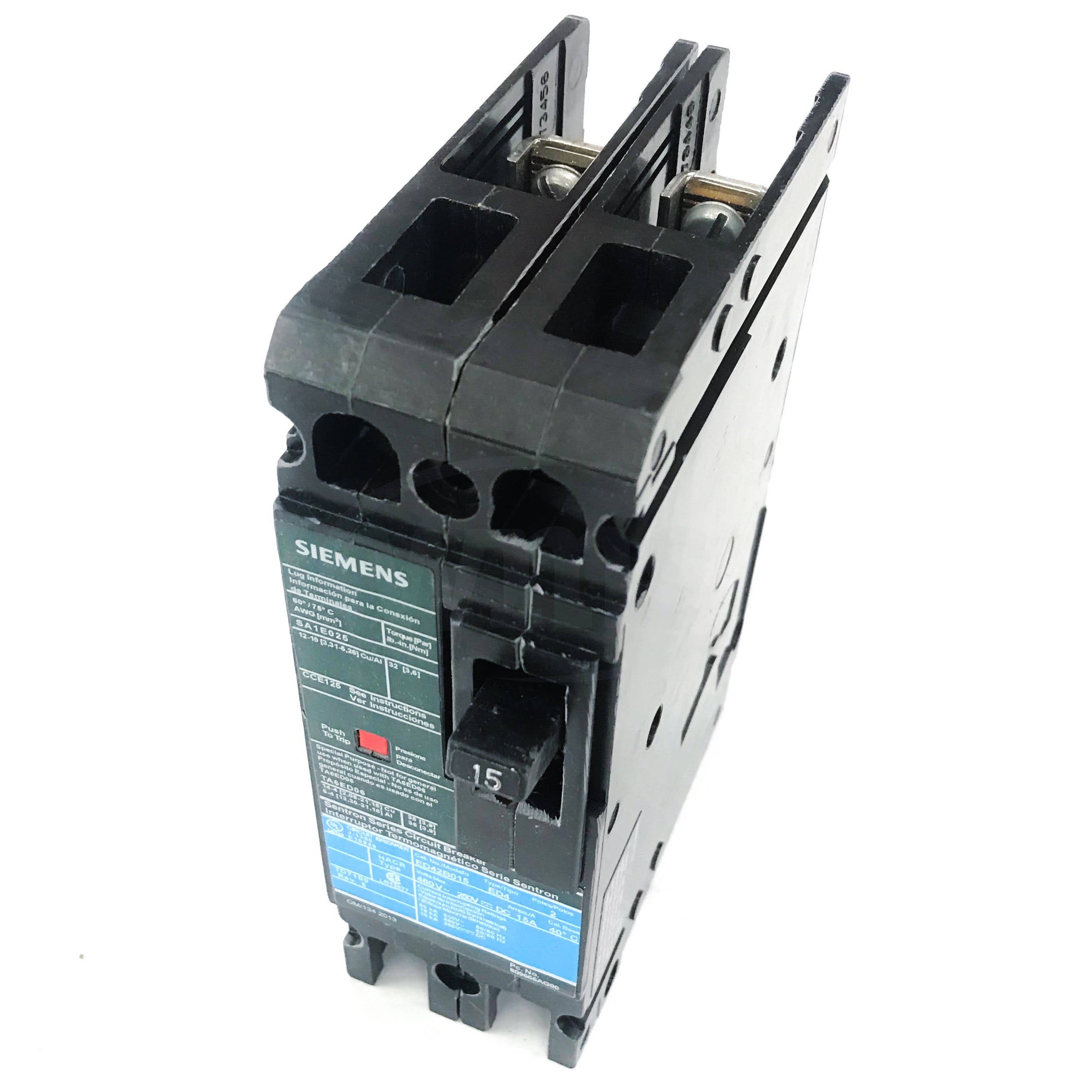ED42B015L Siemens Circuit Breaker, 15A 2-Pole