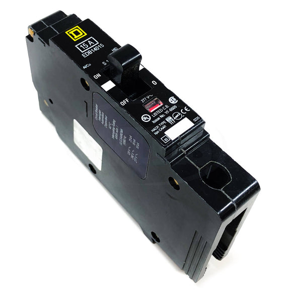 EDB14015 Square D E-Frame Circuit Breaker, 15 Amp 1-Pole