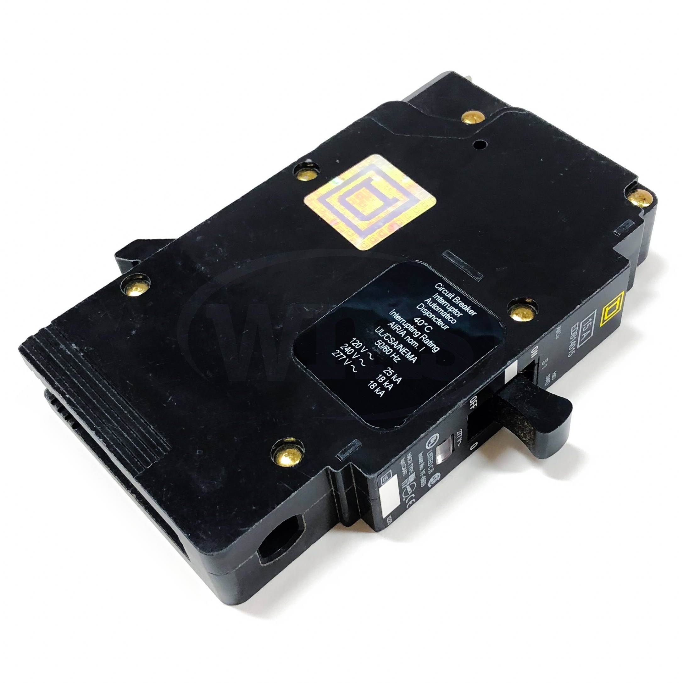 EDB14015 Square D E-Frame Circuit Breaker, 15 Amp 1-Pole
