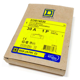 EDB14030 Square D E Frame Circuit Breaker, 30 Amp, 1-Pole