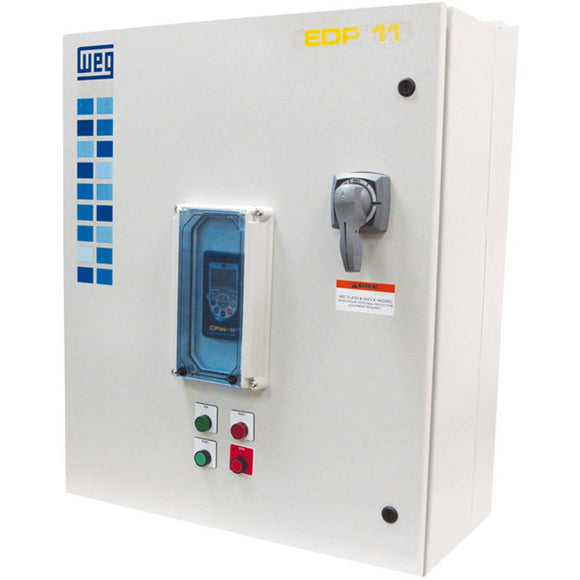 EDP11S007DN12 WEG 2HP-VT, 1.5HP-CT, Engineered Drive Panel, 220-240 VAC, 3 Phase