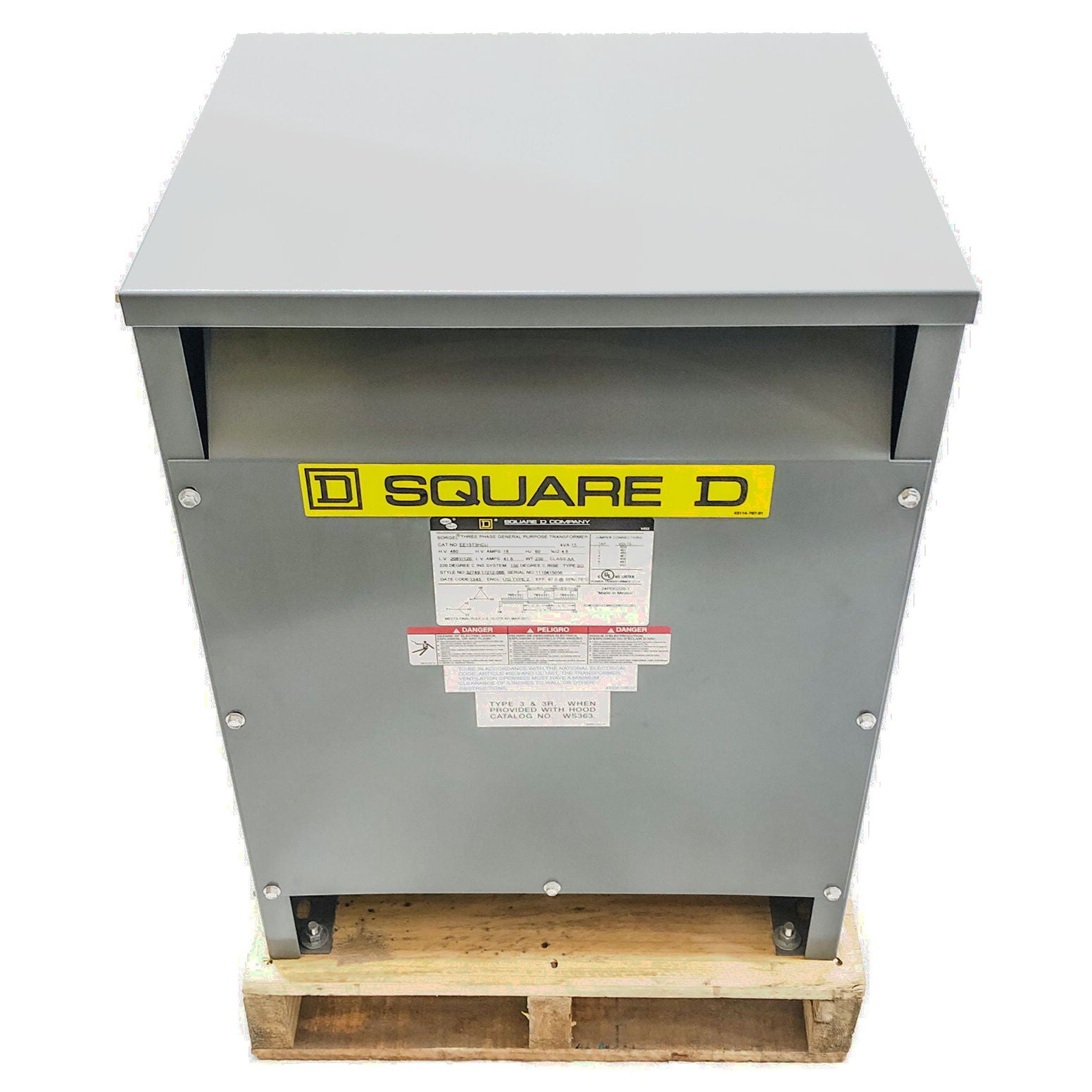 EE15T3HCU Square D Dry Type Transformer, 15kVA