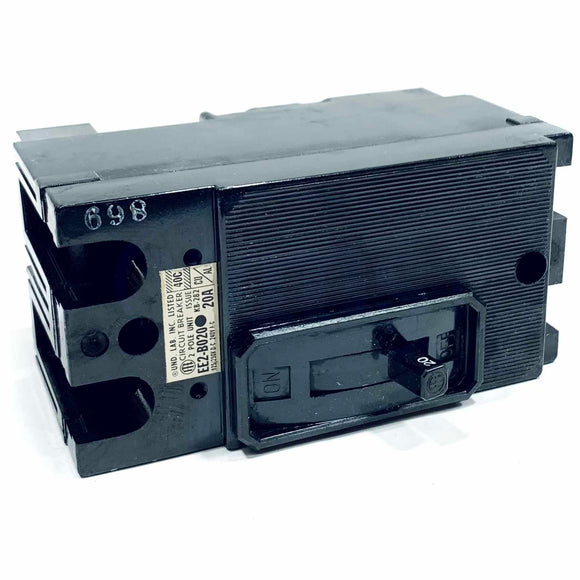 EE2-B020 I-T-E Molded Case Circuit Breaker, 2 Pole, 240ac, 125/250DC, 20A