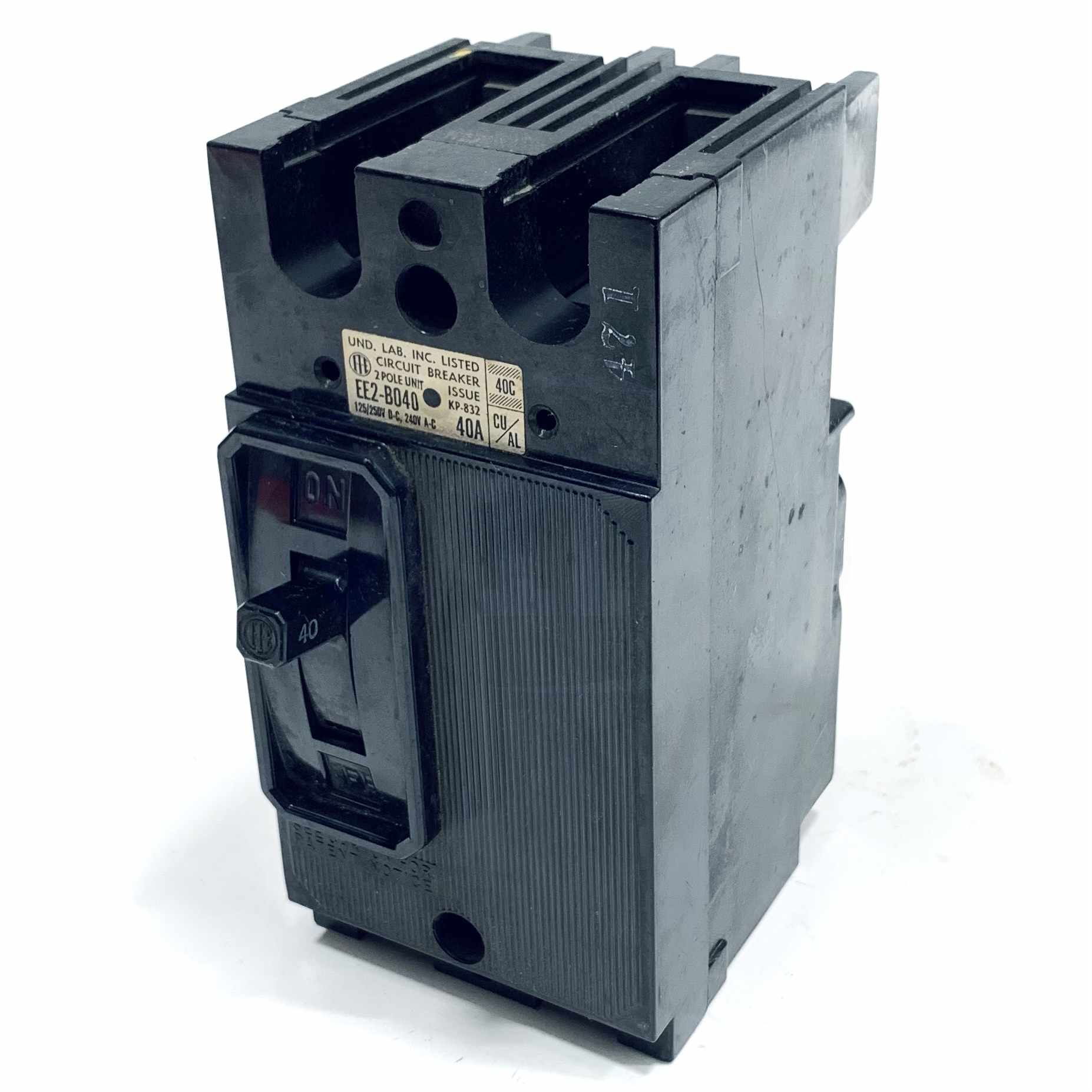EE2-B040 ITE Molded Case Circuit Breaker 40A, 125/250Vdc, 240Vac