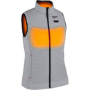 F300G-21M Milwaukee M12 Women's Heated AXIS Vest, Medium, Gray