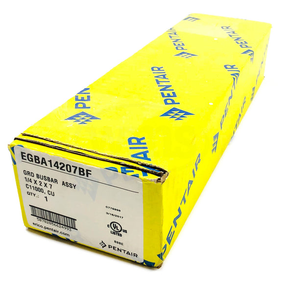 EGBA14207BF Pentair Ground Busbar Assembly, 1/4 x 2 x 7