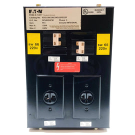 FDCXXXXXXXXS22FS22F Eaton Pow-R-Flex Plug-In Receptacle Enclosure, 2x20A @ 240V