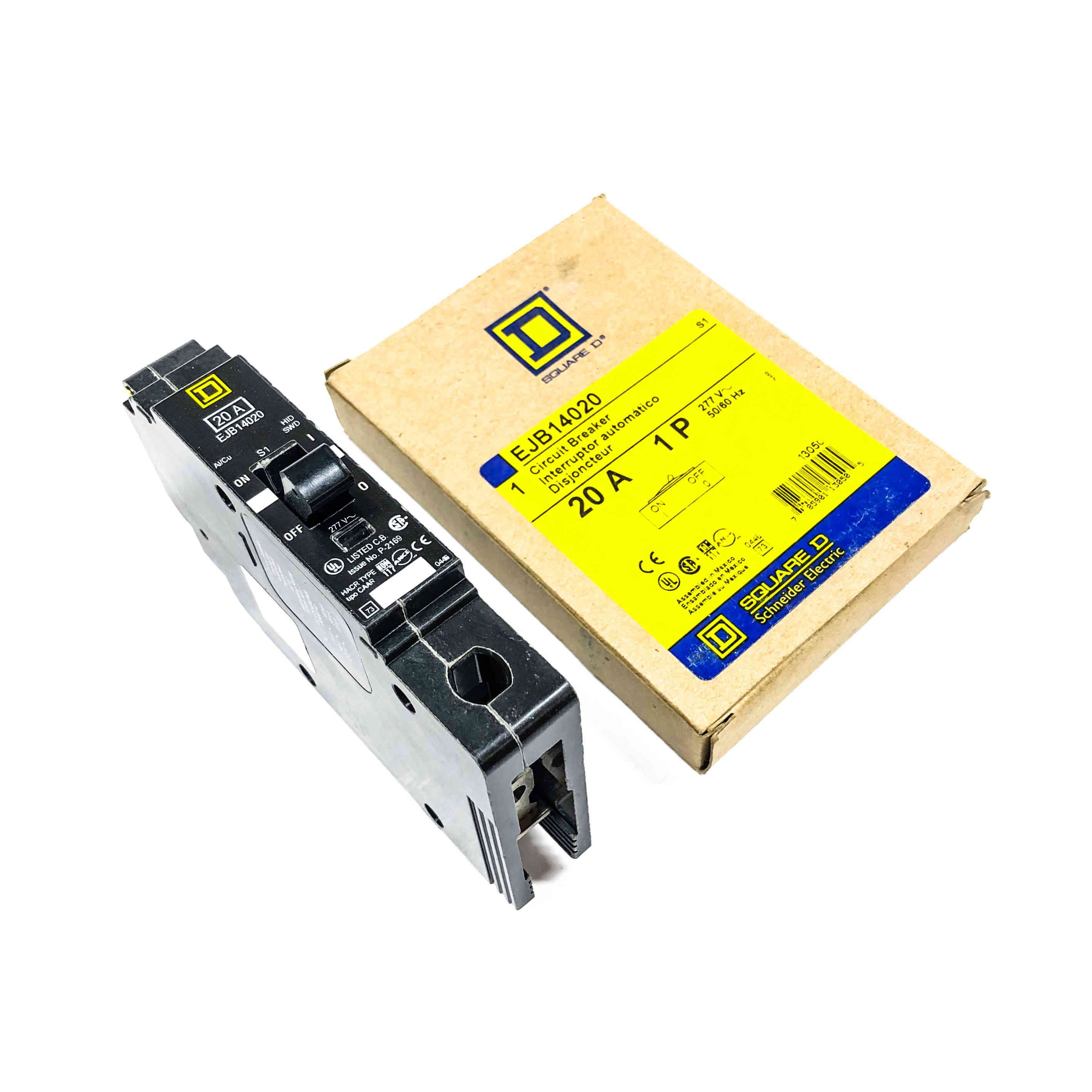 EJB14020 Square D Circuit Breaker 20 Amp, 1 Pole