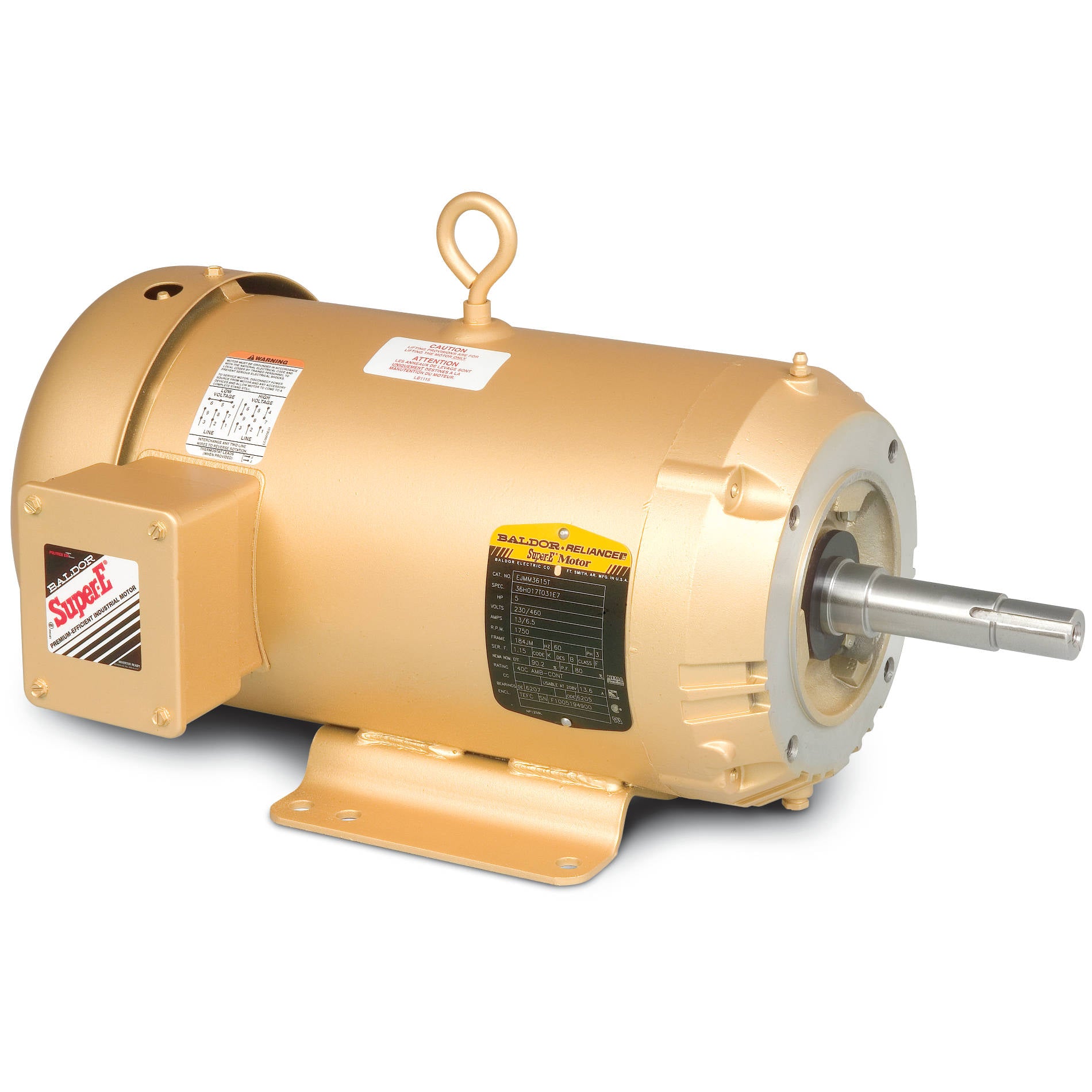 EJMM3610T Baldor 3HP Close-Coupled Pump Electric Motor, 3450RPM