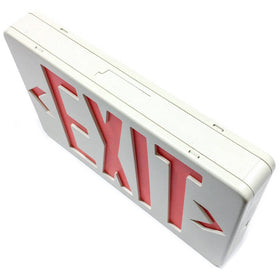 ELXN400RN Emergi-Lite Plastic Exit Sign, White