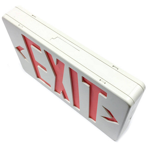 ELXN400RN Emergi-Lite Plastic Exit Sign, White
