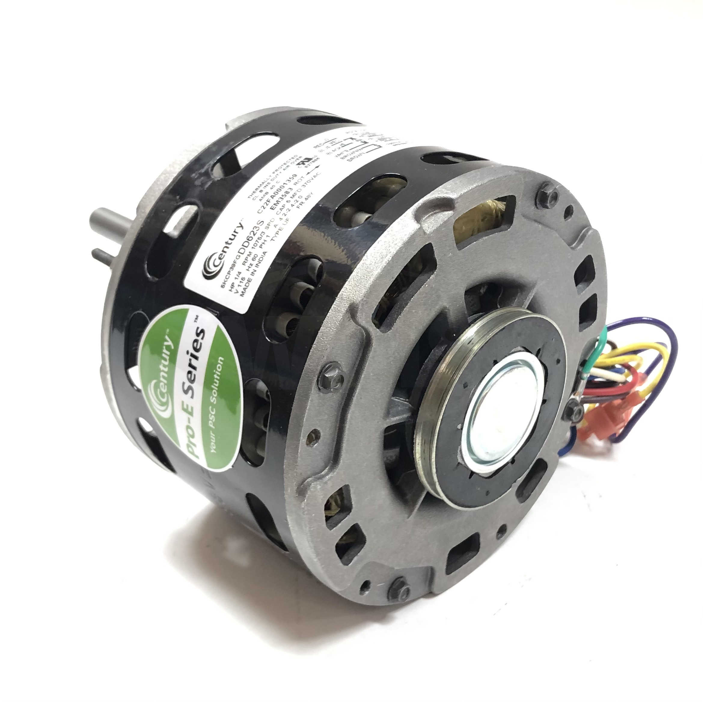 EM3583 Century PRO-E Series 1/4HP Fan & Blower Electric Motor, 1075RPM - 0