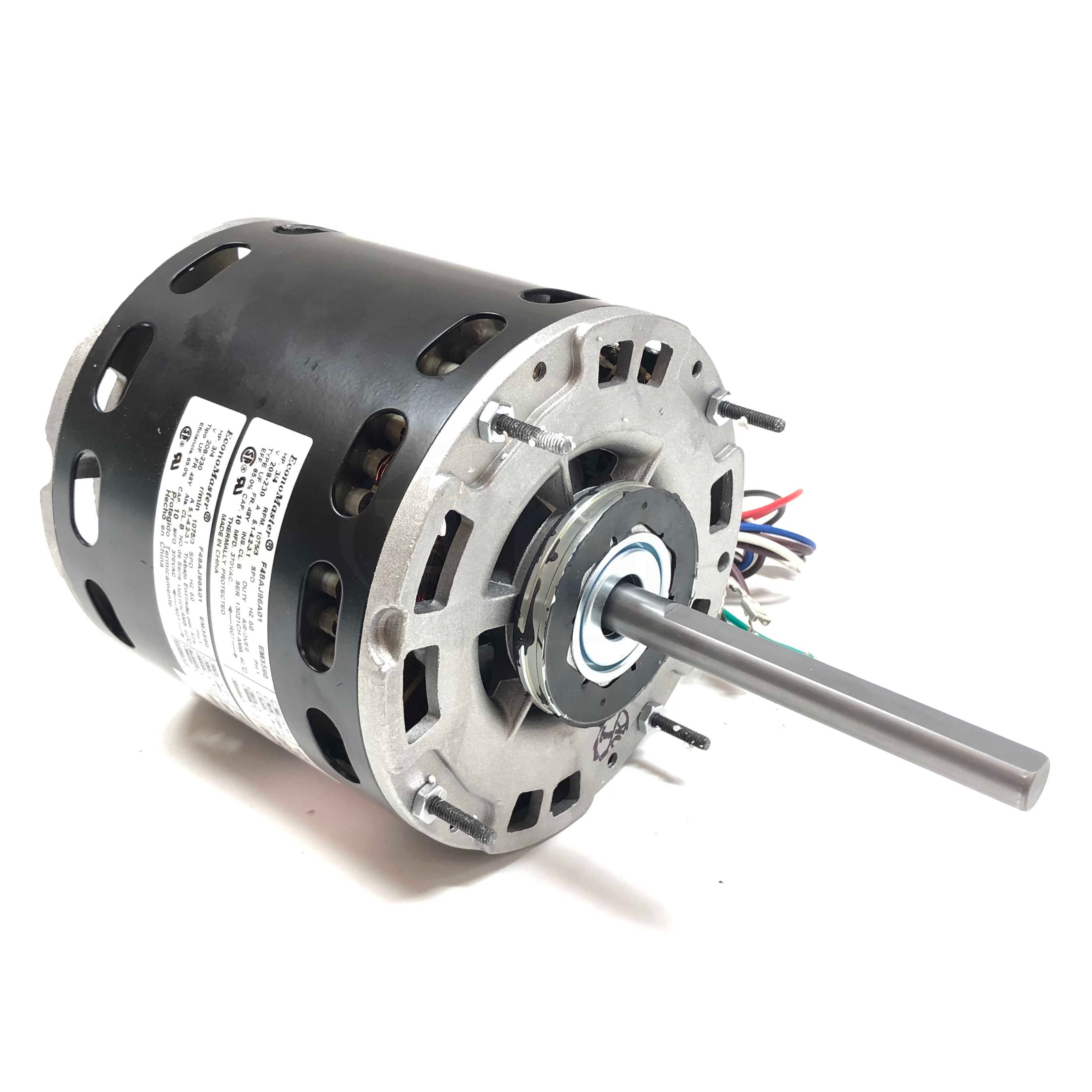 EM3590 EconoMaster Motor 3/4Hp, 1075/3SPD, 208-230V, 5.1-4.2-3.1A - 0