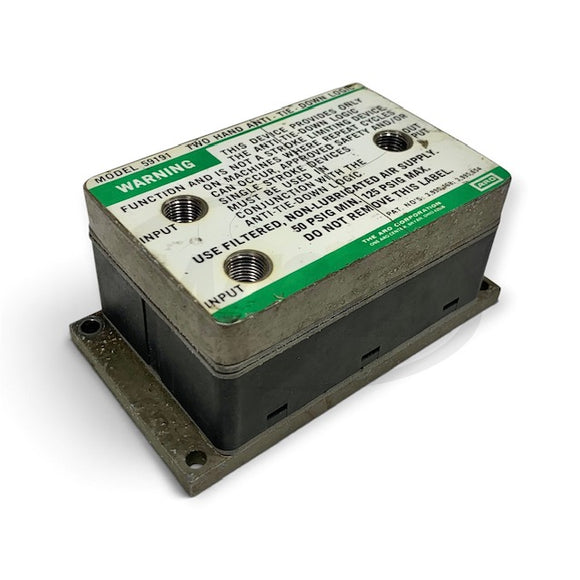 59191 ARO Two-Hand Anti-Tie-Down Pneumatic Logic Control Valve