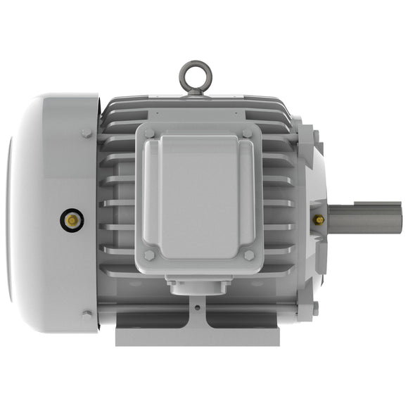 EP00185 Teco-Westinghouse 1HP Cast Iron Electric Motor, 900 RPM