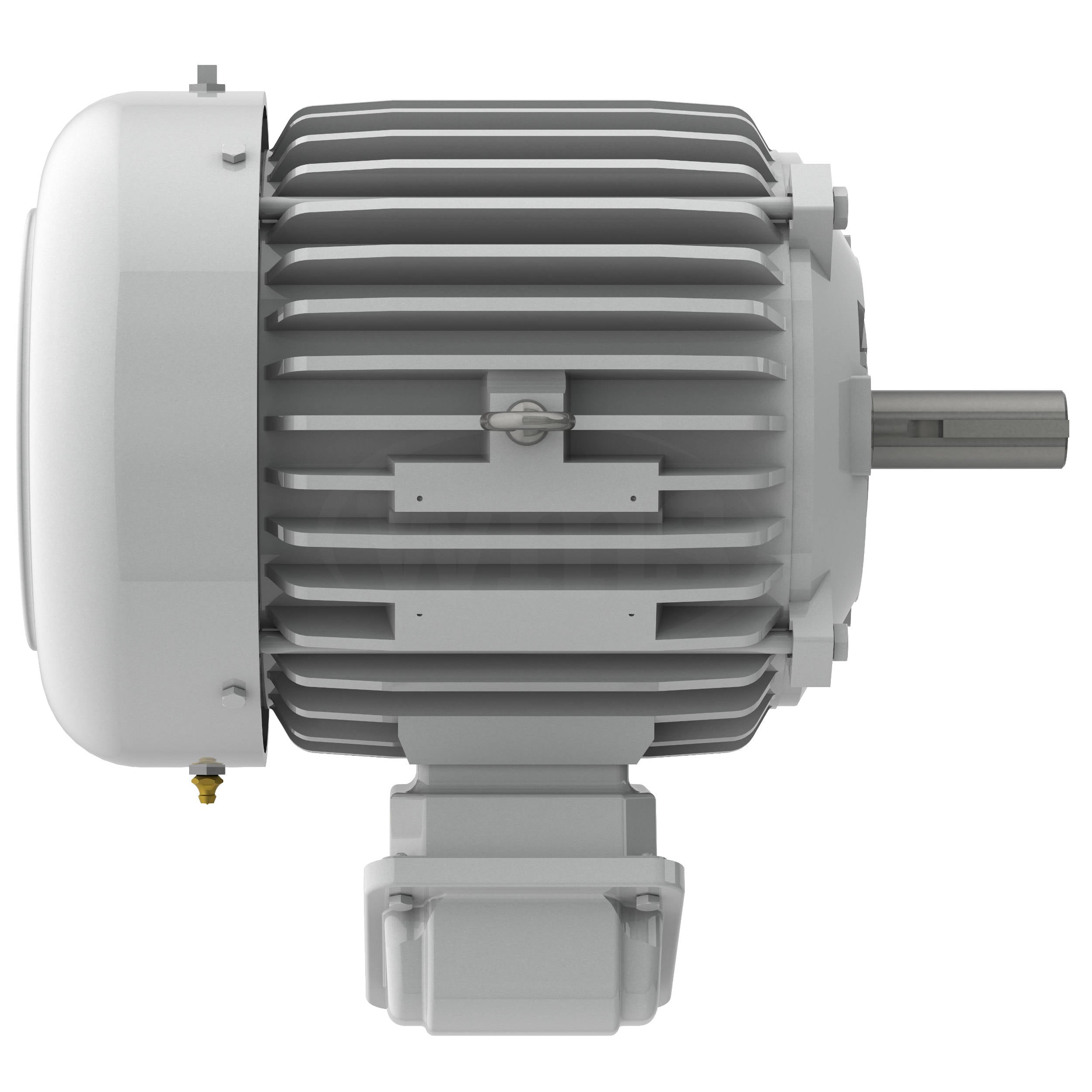 EP00185 Teco-Westinghouse 1HP Cast Iron Electric Motor, 900 RPM - 0