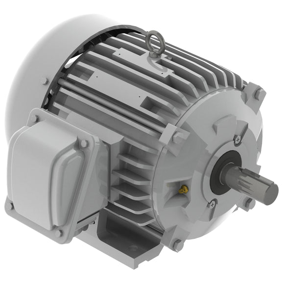 EP0032 Teco-Westinghouse 3HP Cast Iron Electric Motor, 3600 RPM