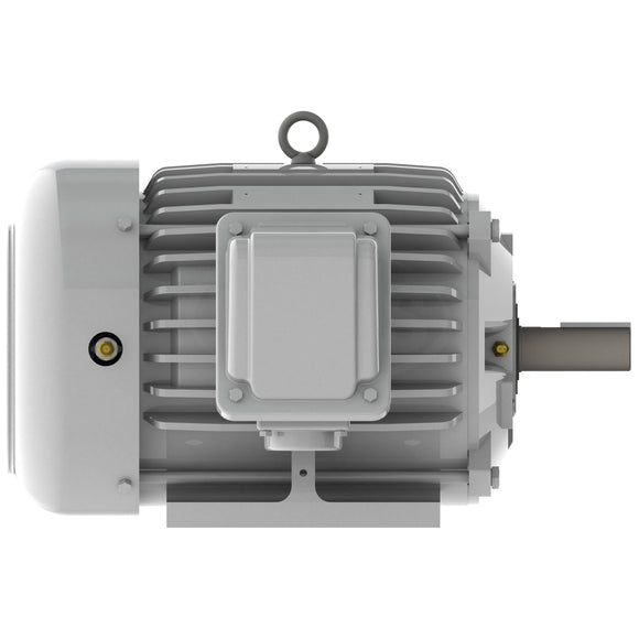 EP0052 Teco-Westinghouse 5HP Cast Iron Electric Motor, 3600 RPM