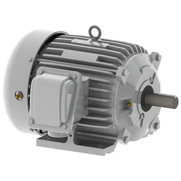 EP0052 Teco-Westinghouse 5HP Cast Iron Electric Motor, 3600 RPM