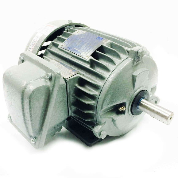 EP0052 Teco-Westinghouse 5HP Cast Iron Electric Motor, 3600 RPM