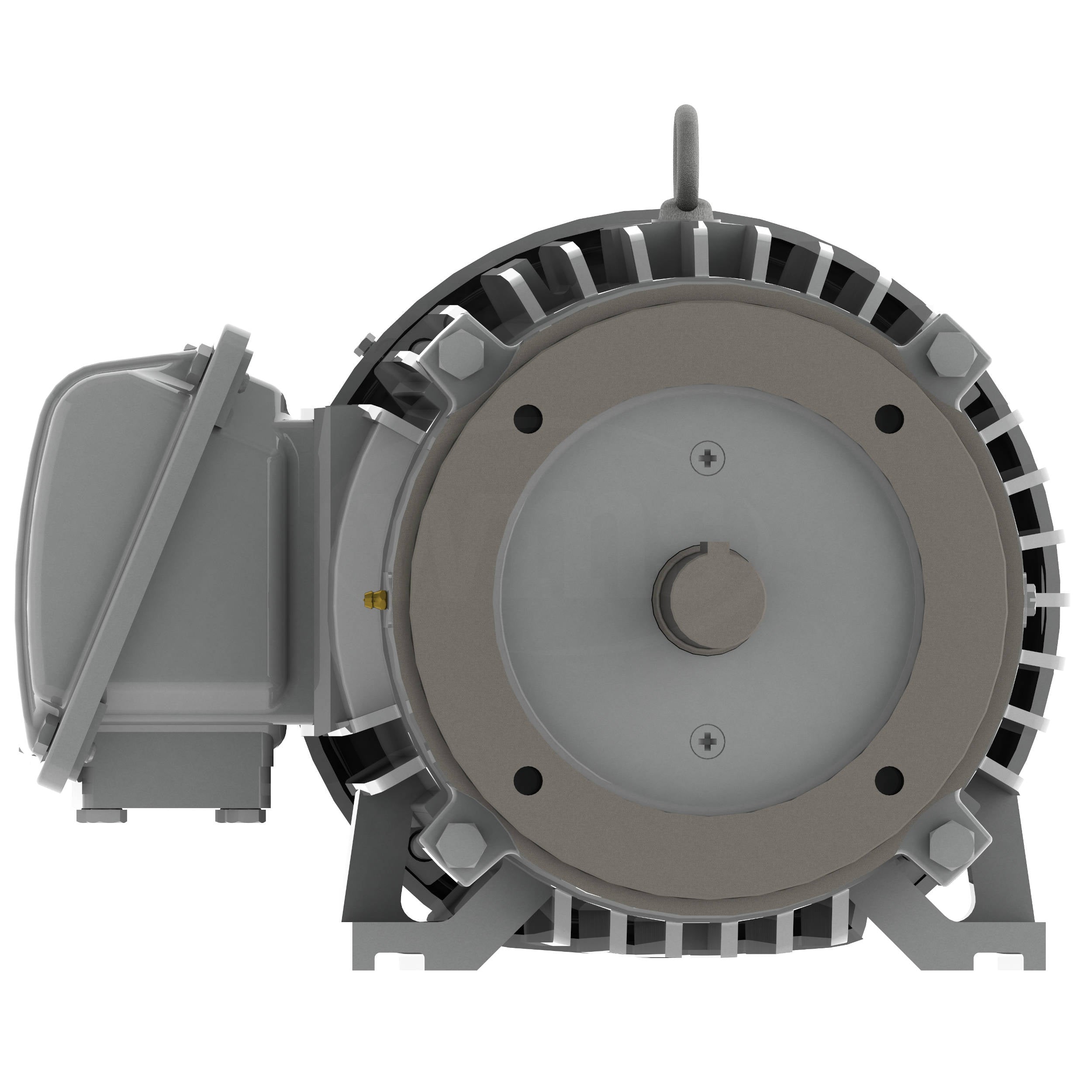 EP0056C Teco-Westinghouse 5HP Cast Iron Electric Motor, 1200 RPM - 0