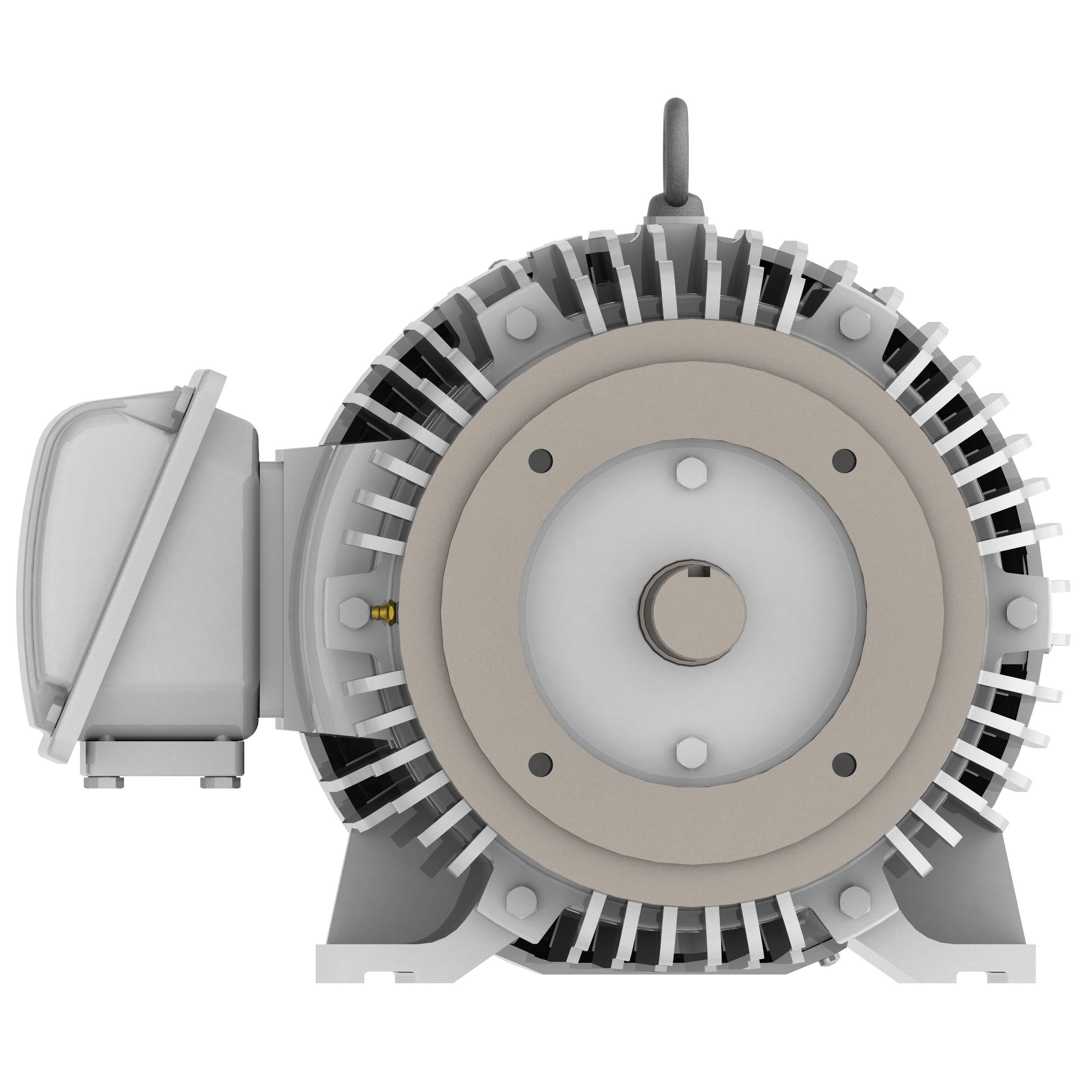 EP0106C Teco-Westinghouse 10HP Cast Iron Electric Motor, 1200 RPM - 0
