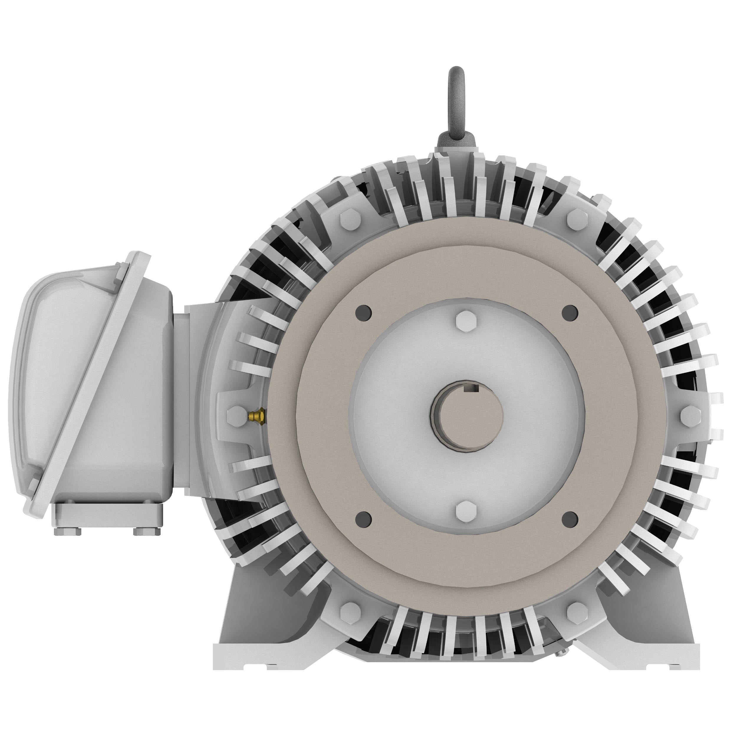 EP0154C Teco-Westinghouse 15HP Cast Iron Electric Motor, 1800 RPM