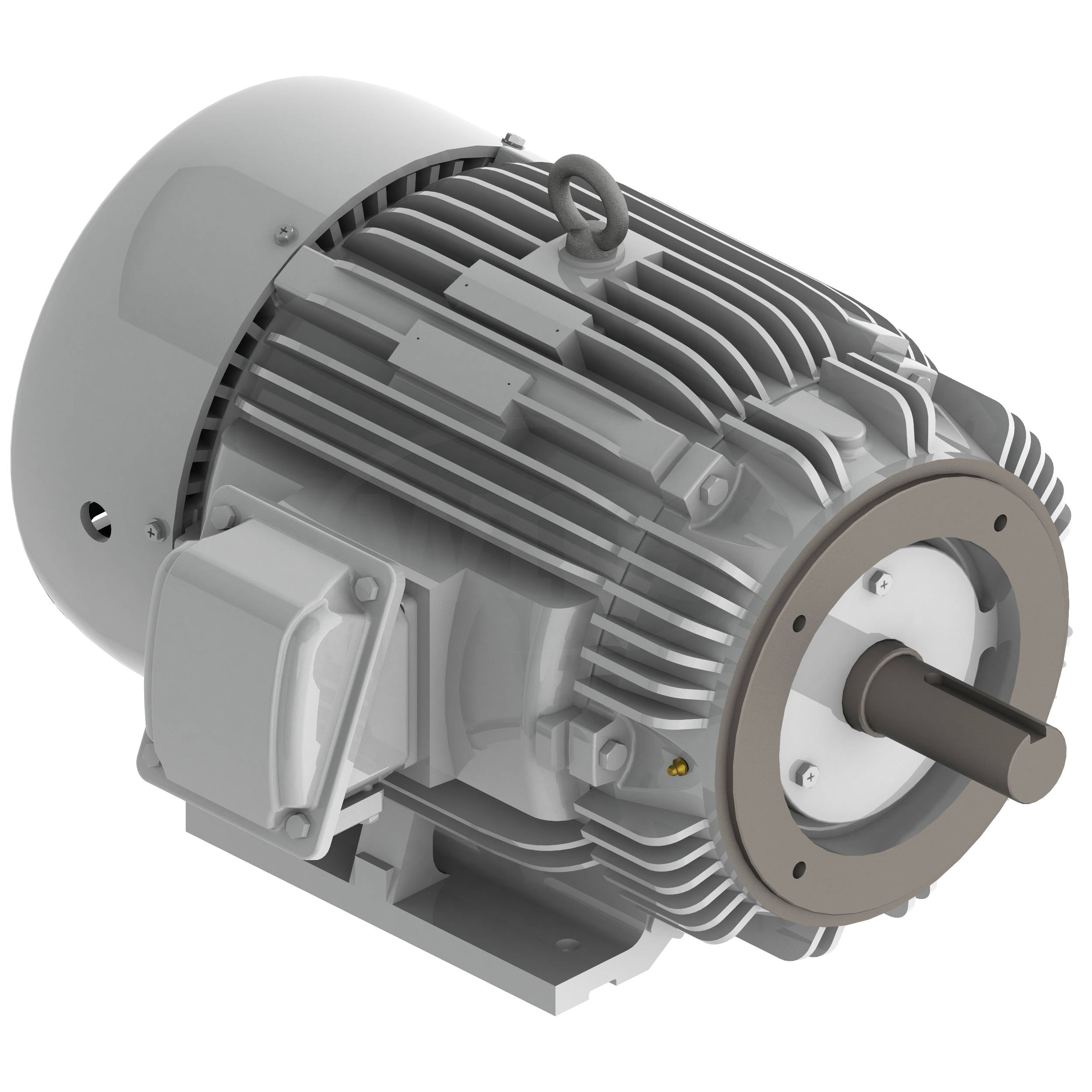 EP0156C Teco-Westinghouse 15HP Cast Iron Electric Motor, 1200 RPM - 0
