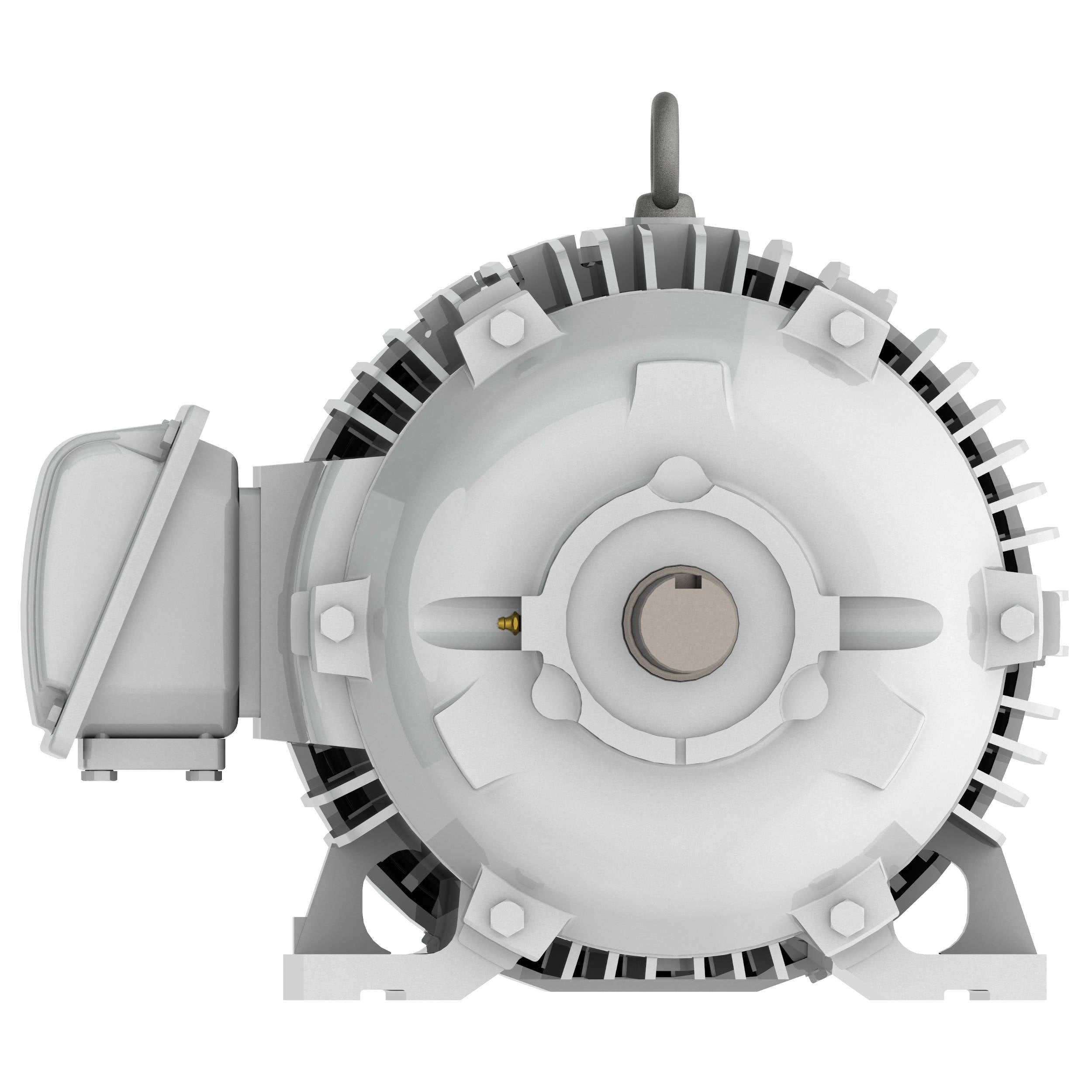 EP01585 Teco-Westinghous 15 HP Cast Iron Electric Motor, 900 RPM - 0