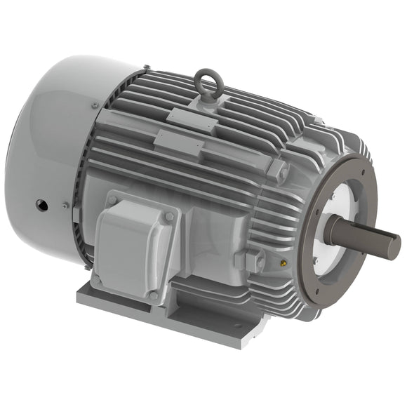 EP0206C Teco-Westinghouse 20HP Cast Iron Electric Motor, 1200 RPM