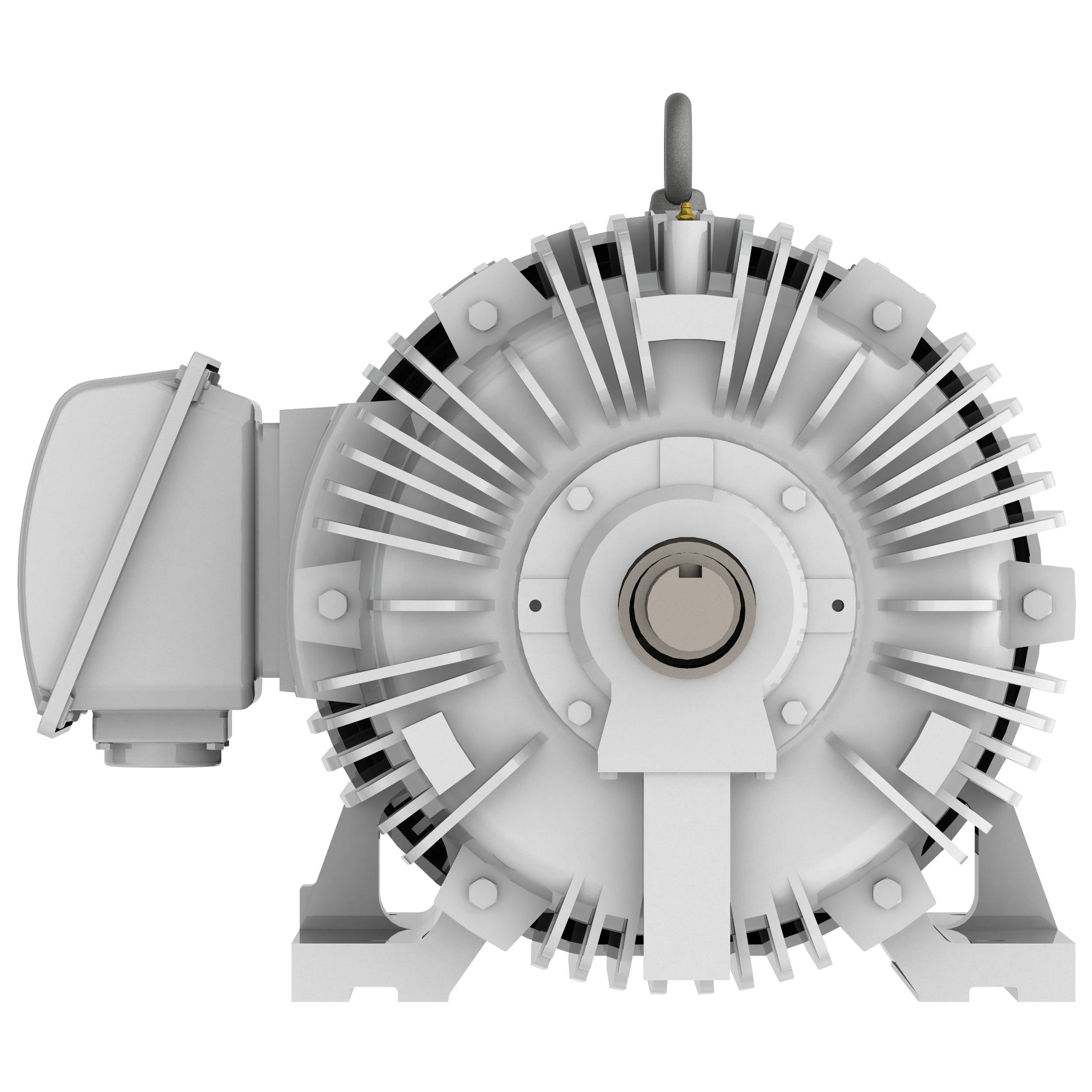 EP07545R Teco-Westinghous 75 HP Cast Iron Electric Motor, 1800 RPM - 0