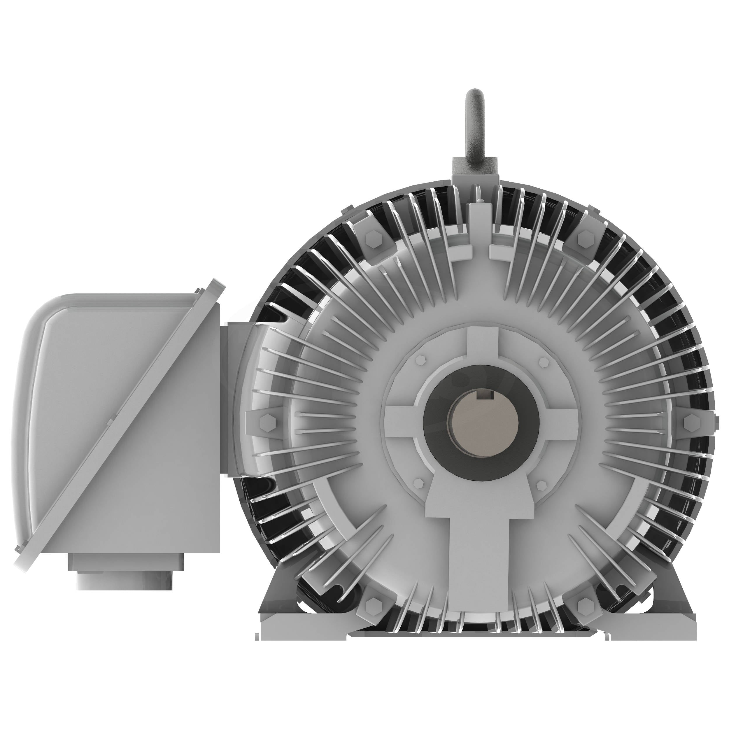 EP0758 Teco-Westinghouse 75HP Cast Iron Electric Motor, 900 RPM - 0