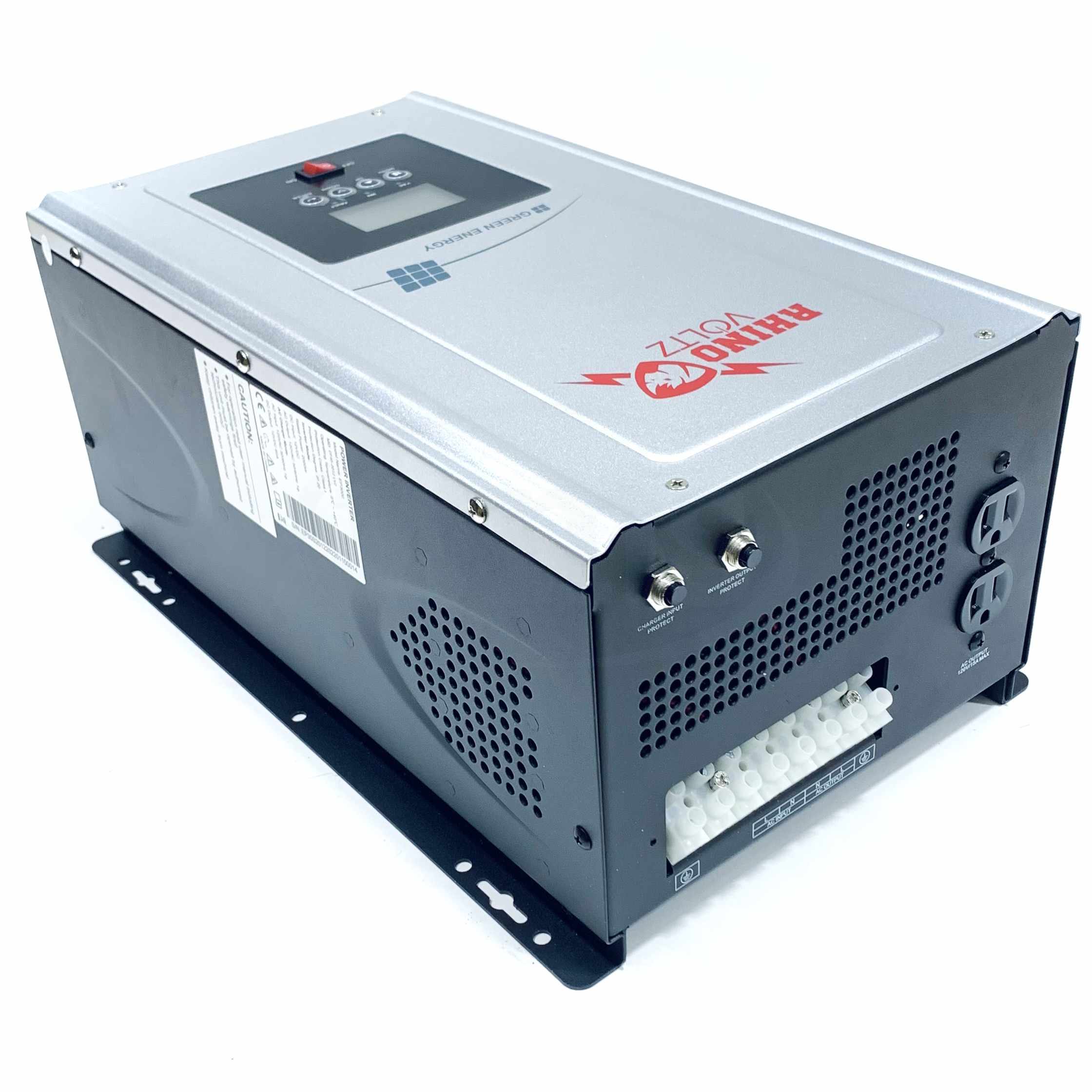 EP3000 Rhino Voltz Green Power Energy Inverter 120VAC, 50/60Hz, 12VDC, 60Hz, 1Ph