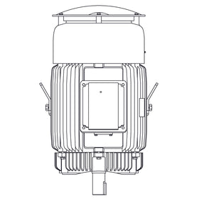 EPV0502C Teco-Westinghouse 50HP Cast Iron Electric Motor, 3600 RPM
