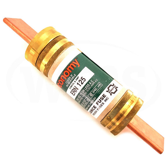 ERN-125 Economy Renewable Fuse 125 Amp 250 VAC