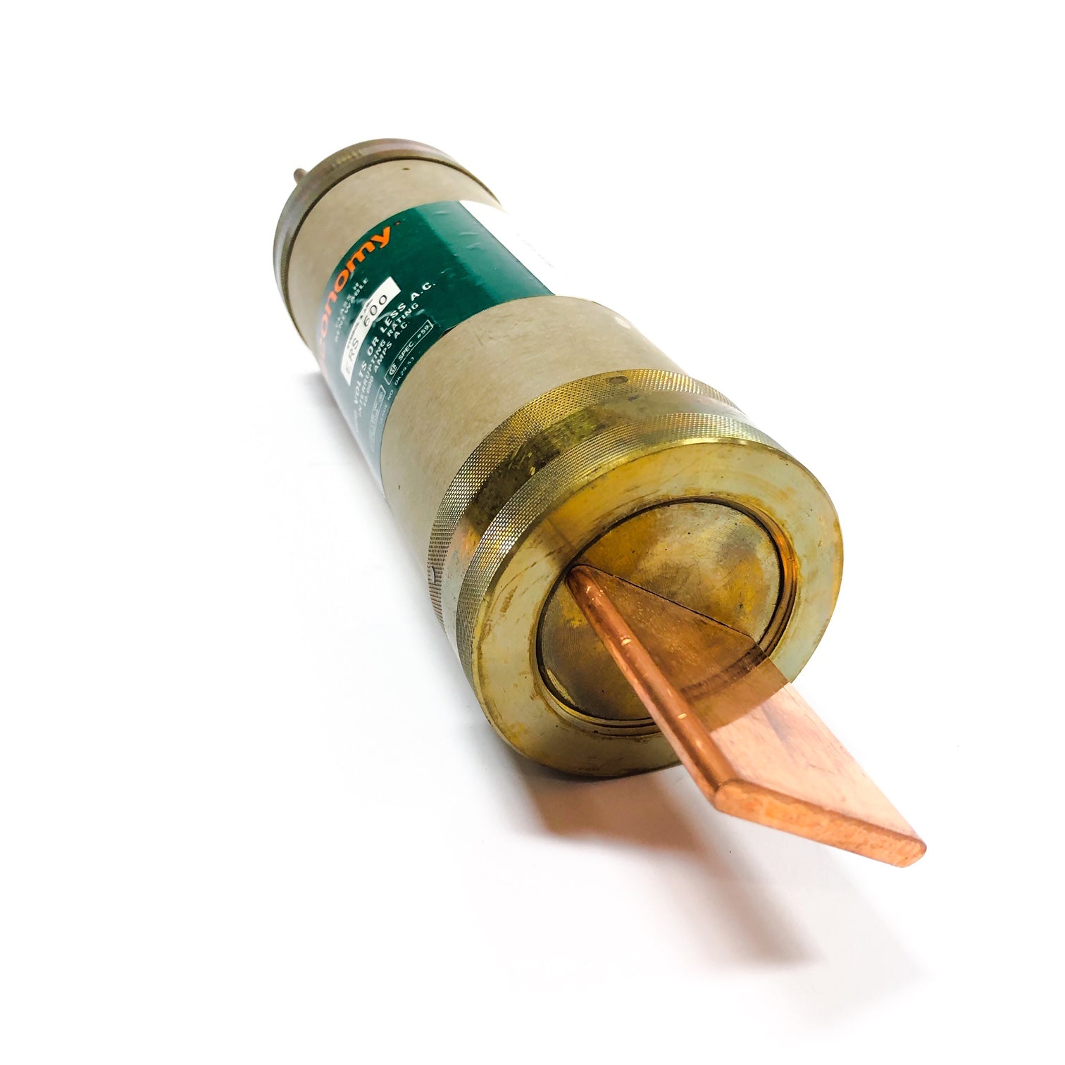 ERS600 Brush/Economy Fuse, 600 Amp, 600 VAC, 10lA IR, Class H, Renewable