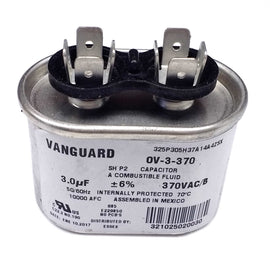 OV-3-370 Vanguard Run Capacitor, 370VAC, 3.0 ?F