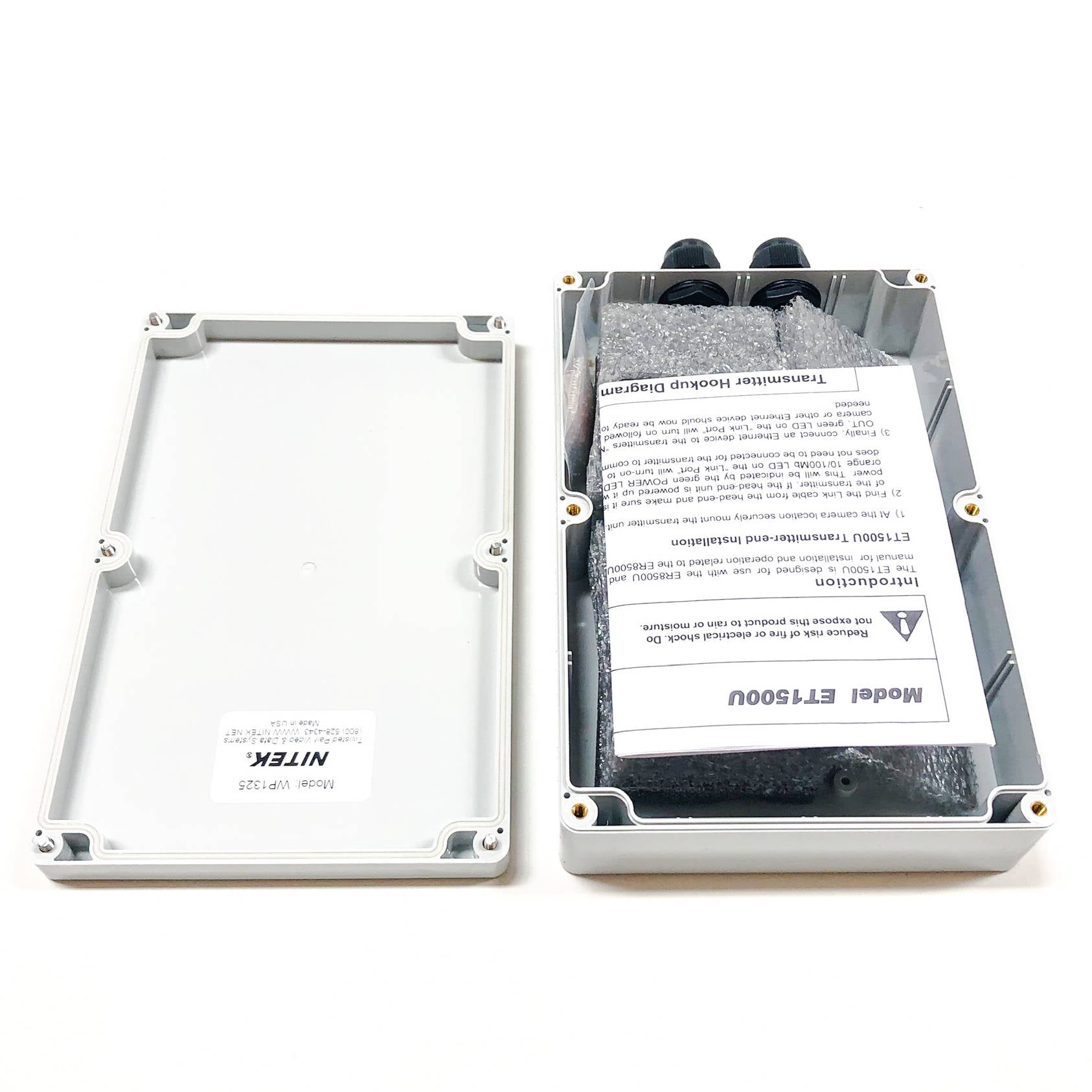 ET1500UW NItek Outdoor IP Video Network Extender Transmitter Unit - 0