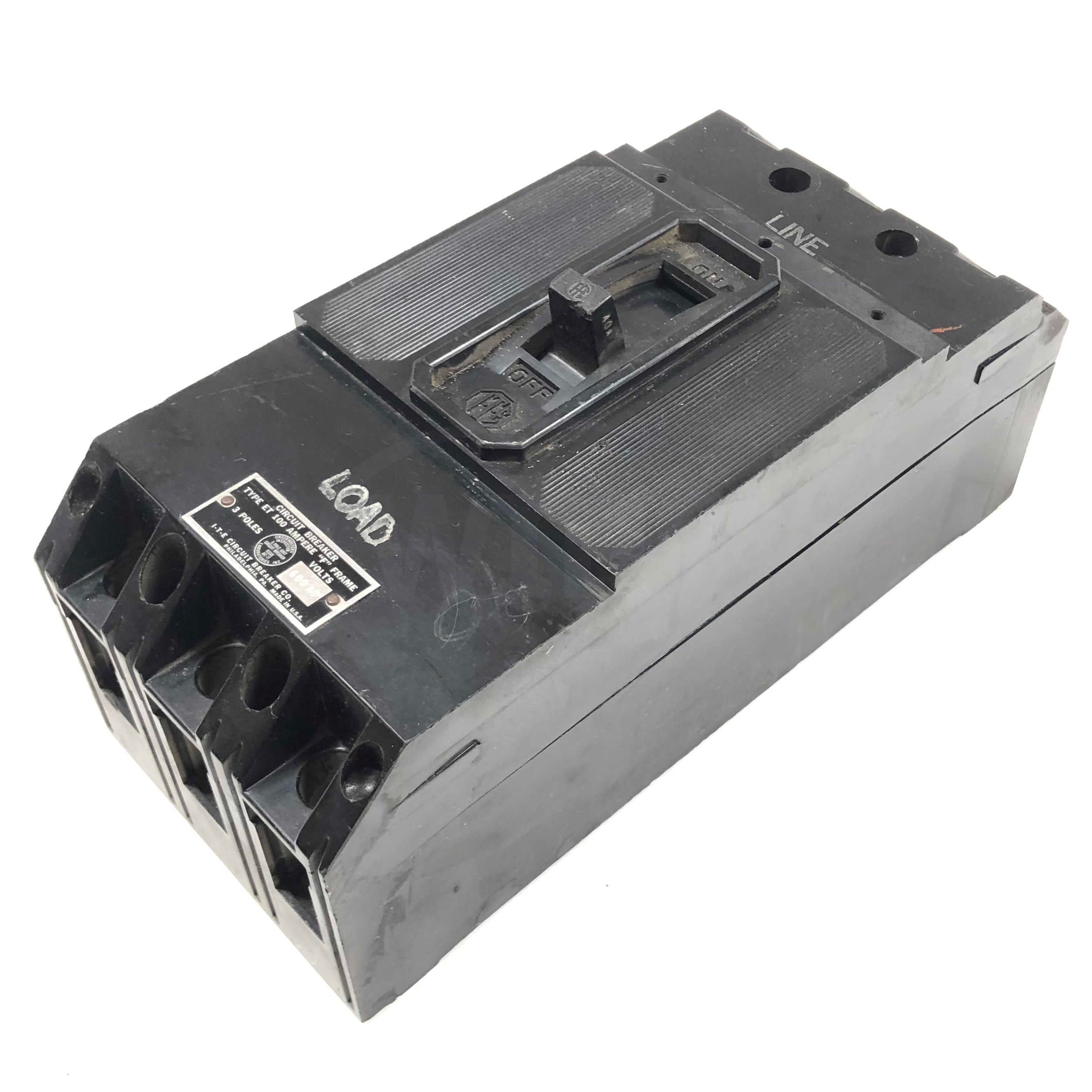ET4034 ITE Circuit Breaker 3-Pole, 600VAC