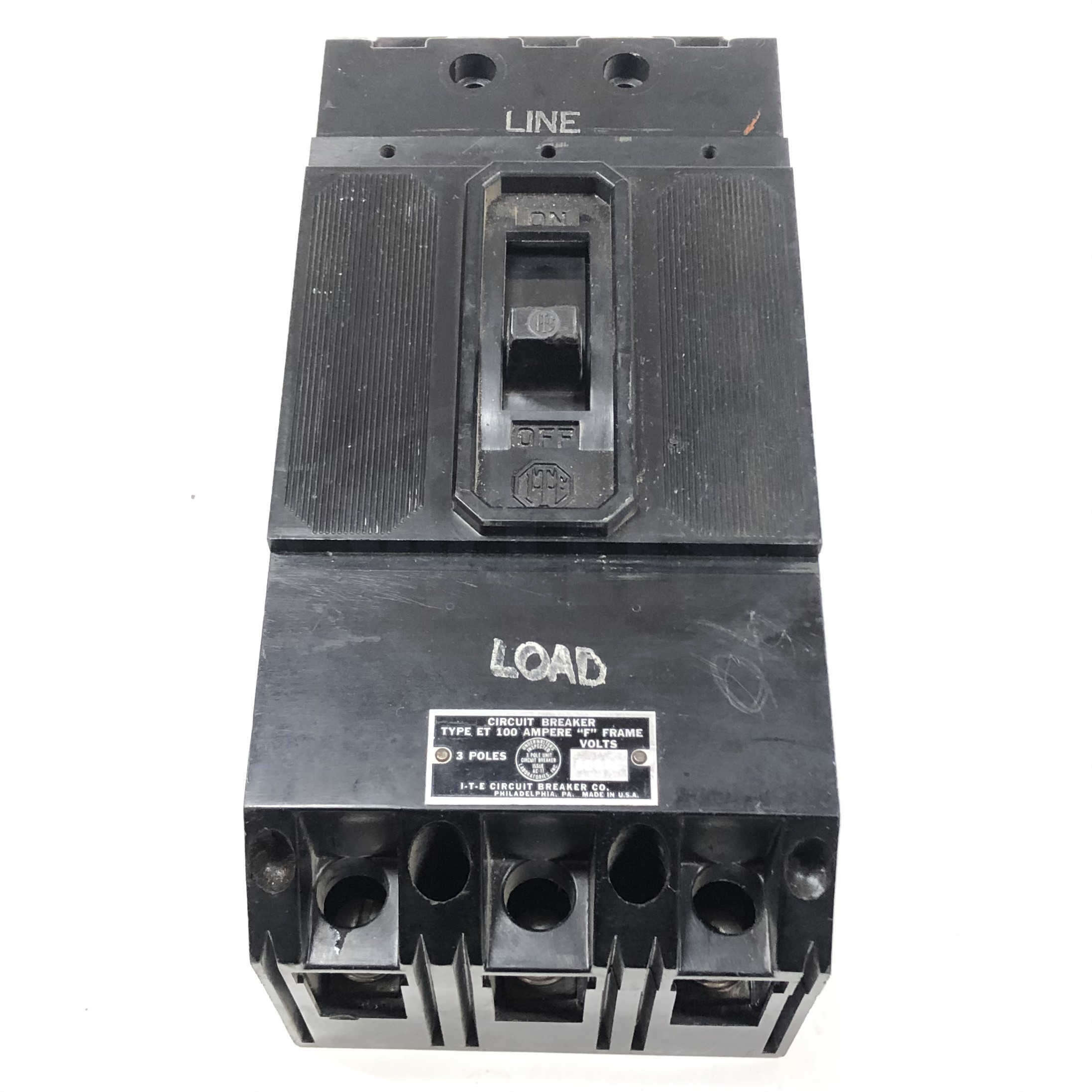 ET4034 ITE Circuit Breaker 3-Pole, 600VAC