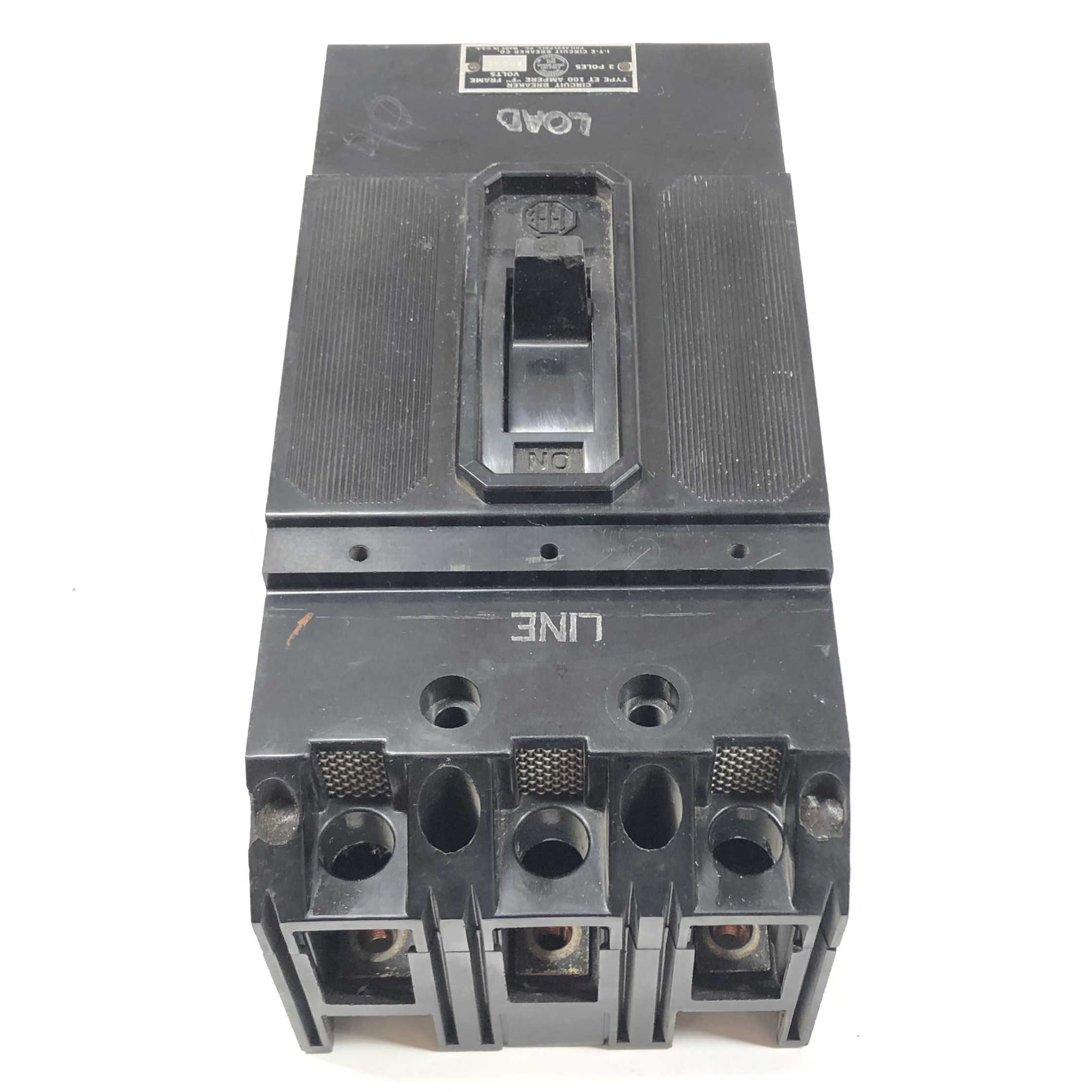 ET4034 ITE Circuit Breaker 3-Pole, 600VAC