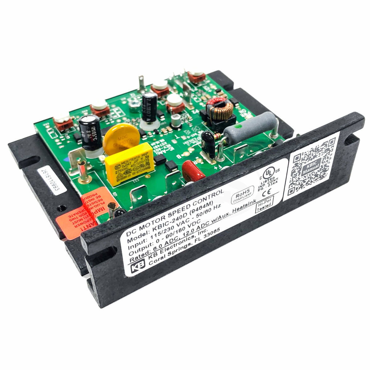 KBIC-240DS KB Electronics DC SCR Chassis Speed Control Drive, 9423 ...