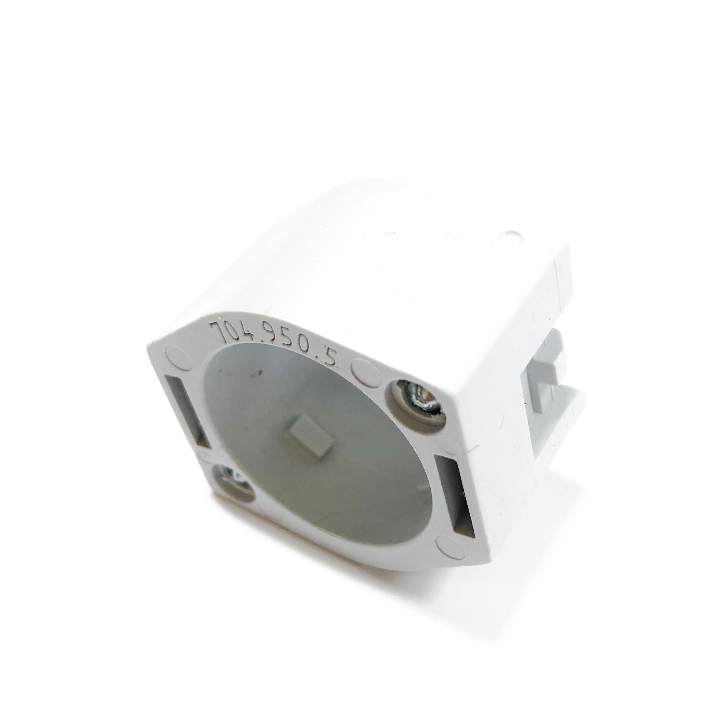 EUS-704.01-1896 EAO Switch Co. Blue Pushbutton Switch, Series 04 Assembly