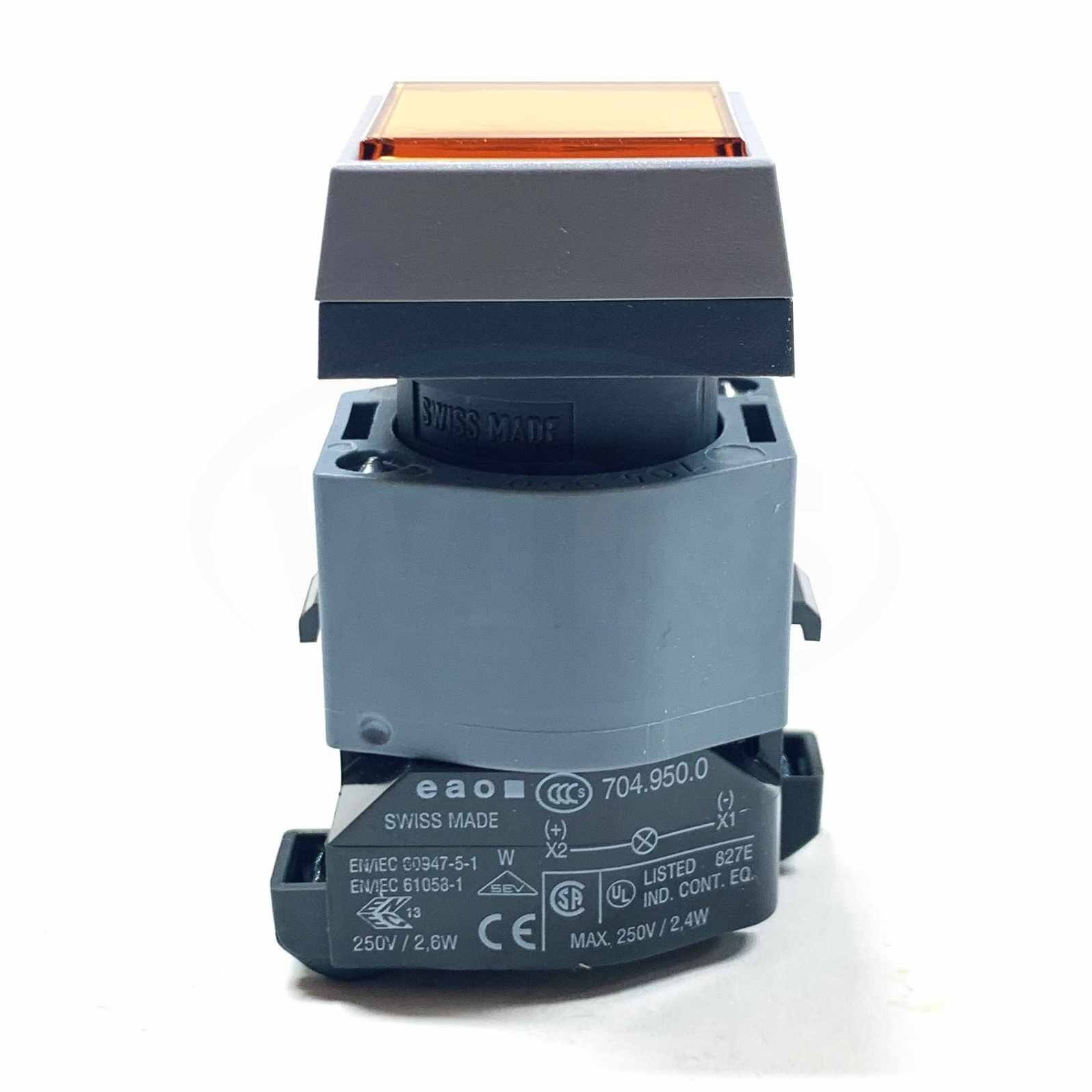 EUS-704.03-1164X EAO Square Pushbutton Switch