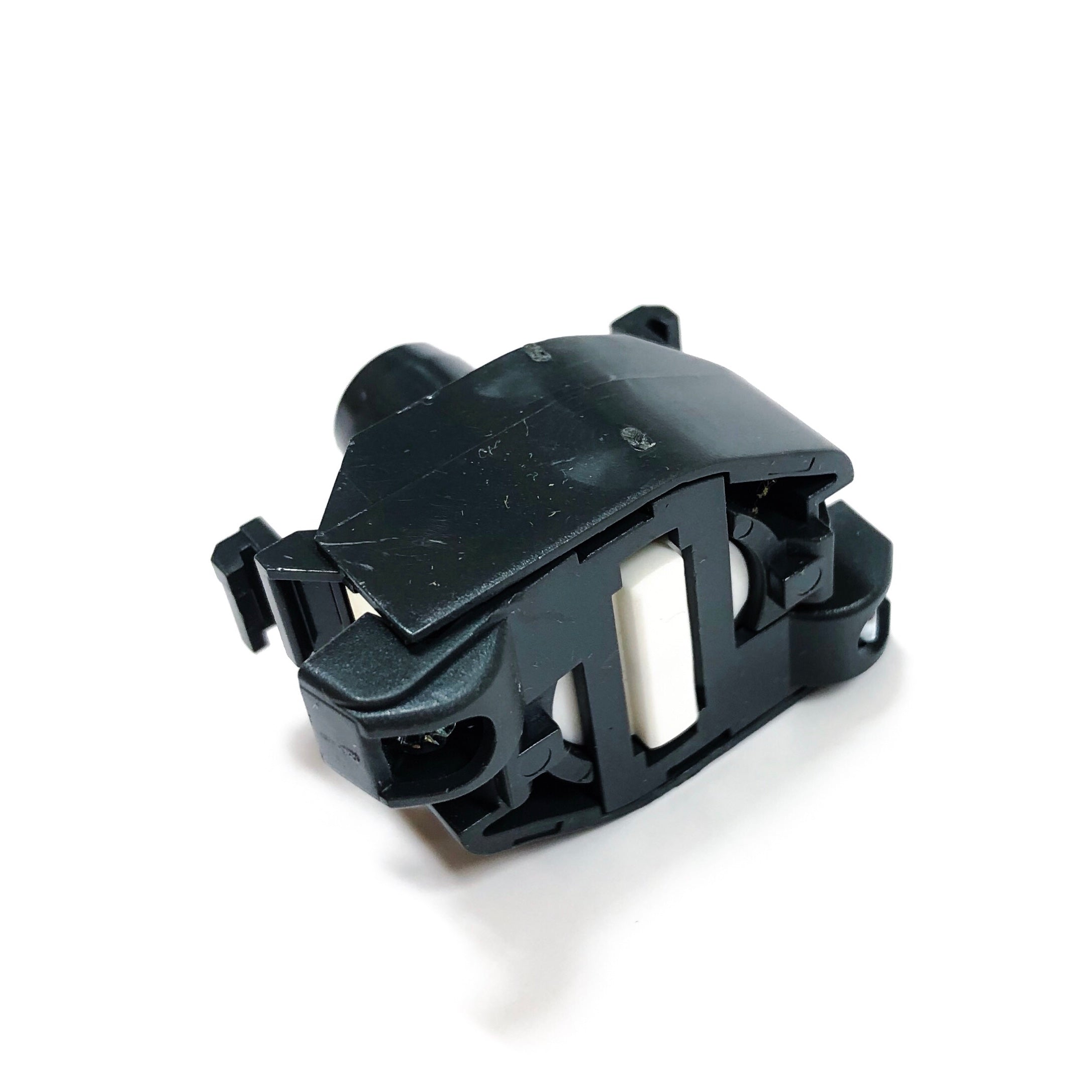 EUS-704.01-1896 EAO Switch Co. Blue Pushbutton Switch, Series 04 Assembly
