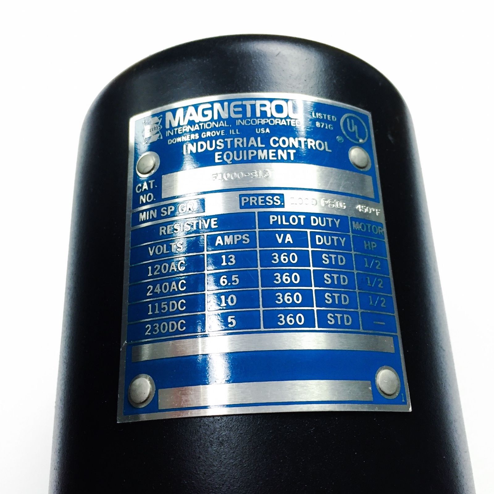 F1000-S13 Magnetrol Mercury Level Sensor Switch