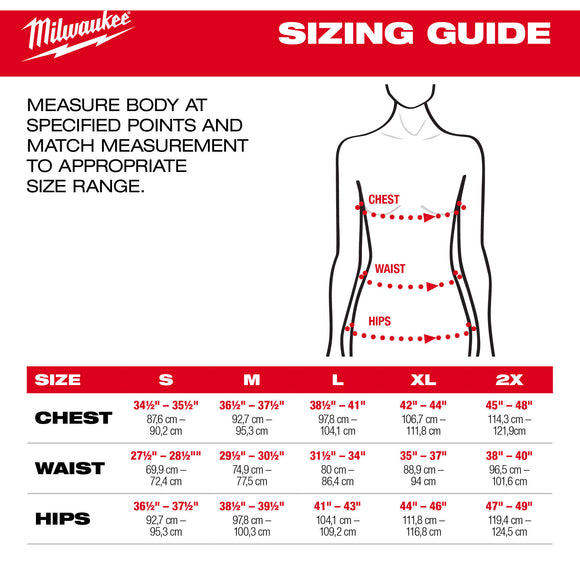 F102B-21L Milwaukee M12 Women's Heated AXIS Jacket Kit, Black, Large