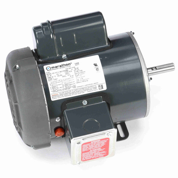 F103 Marathon 3/4HP Farm Duty Electric Motor, 1800RPM