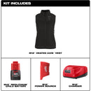 F300B-212X Milwaukee M12 Women’s Heated AXIS Vest Kit, Black, 2XL-5