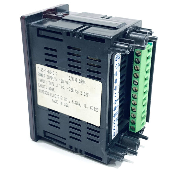 F45-1-80-0-F Simpson Electric Digital Temp Panel